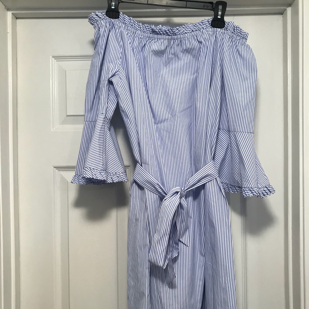 Blue Striped dress